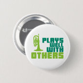 Plays Well with Other - Mellophone Button (Vorne & Hinten)