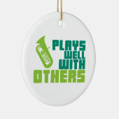 Plays Well with Other - Tuba Keramikornament (Rechts)