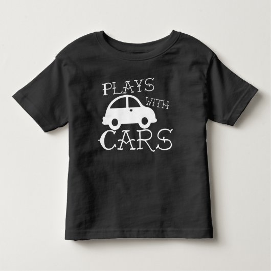 Plays with Cars - Great Fathday Gift T - Shirt (Vorderseite)