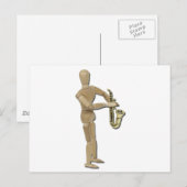 PlaySimpleSax081311 Postkarte (Vorne/Hinten)