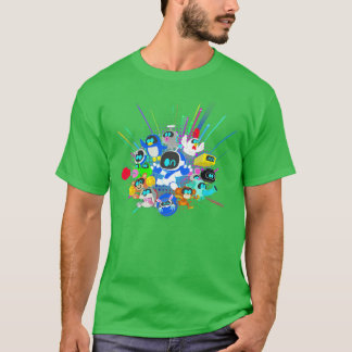 PlayStation Astrobot und Freunde Power Up Gruppe S T-Shirt