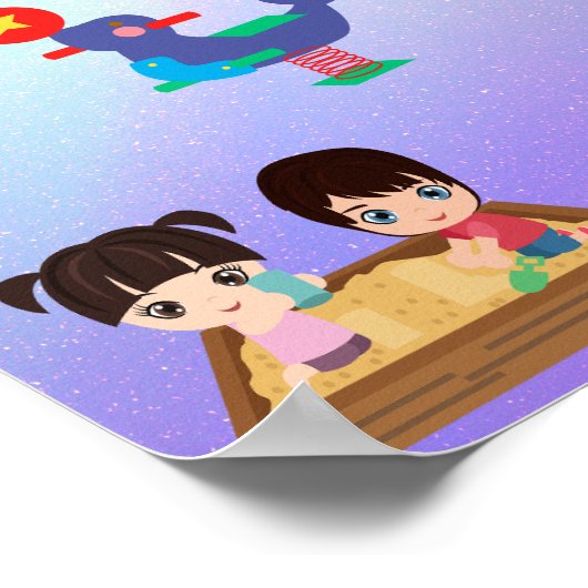 PLAYTIME KIDS POSTER (Ecke)