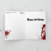 'Playtime Pet' Zombie Birthday Card Karte (Innenseite)
