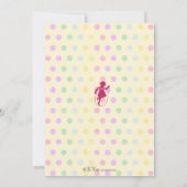 Playtime-Spaß-Vintage Party Einladung - Mädchen (Rückseite)