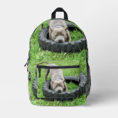 Playtime Staffordshire Bull Terrier Bedruckter Rucksack (Vorderseite)