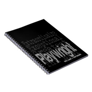 Playwright Extraordinaire CUSTOM Notizblock