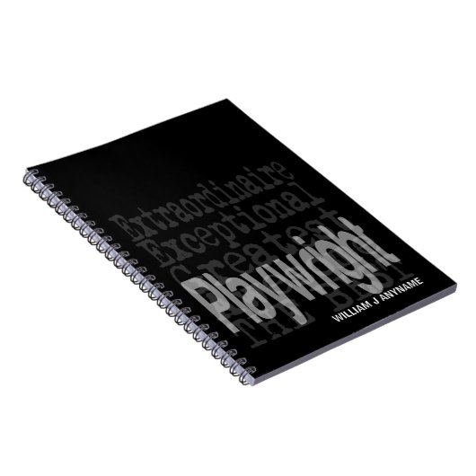 Playwright Extraordinaire CUSTOM Notizblock (Rechte Seite)