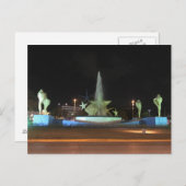 Plaza Caracol Fountain, Cancun Postcard Postkarte (Vorne/Hinten)