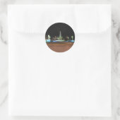 Plaza Caracol Fountain, Cancun Stickers (Tasche)