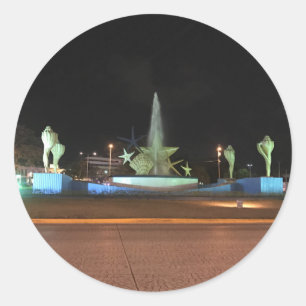 Plaza Caracol Fountain, Cancun Stickers