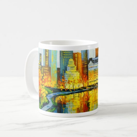 Plaza Central Park Hotel in New York Kaffeetasse (Vorderseite Links)
