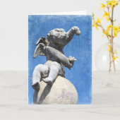 Plaza Cherub, Geburtstag Karte (Gelbe Blume)