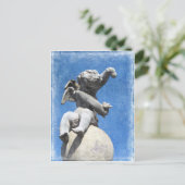 Plaza Cherub Postkarte (Stehend Vorderseite)