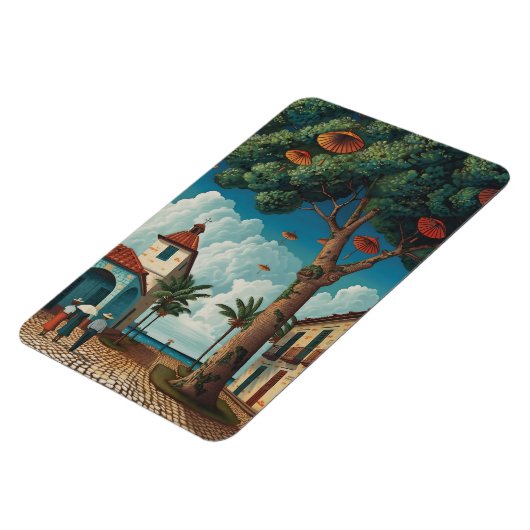 Plaza Colonial mit Meerblick Magnet (Linke Seite)