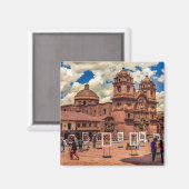 Plaza de Armas, Cusco Peru Magnet (Vorderseite/Rückseite)