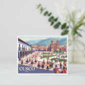 Plaza de Armas, Cusco Peru Postkarte (Stehend Vorderseite)