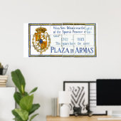 Plaza De Arms Poster (Heimbüro)