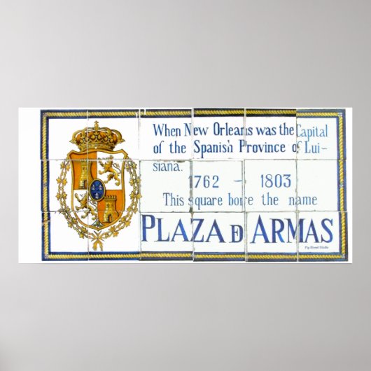 Plaza De Arms Poster (Vorne)