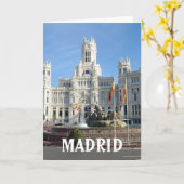 Plaza de Cibeles, Madrid Karte (Gelbe Blume)