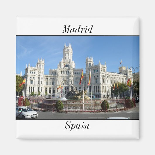 Plaza de Cibeles, Madrid Magnet (Vorne)
