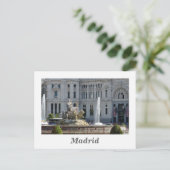 Plaza de Cibeles, Madrid Postcard Postkarte (Stehend Vorderseite)