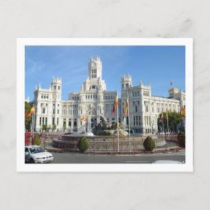 Plaza de Cibeles, Madrid Postcard Postkarte