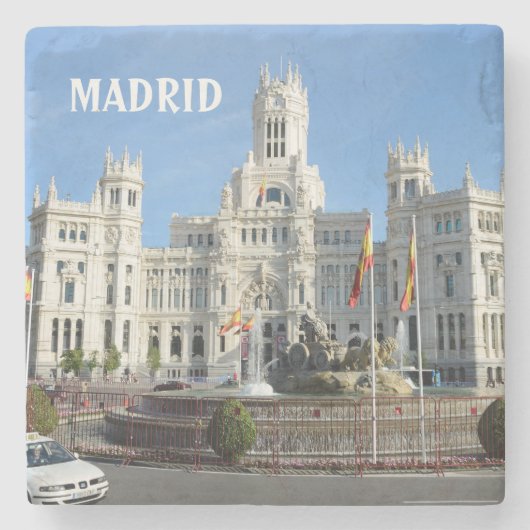 Plaza de Cibeles, Madrid Steinuntersetzer (Vorderseite)