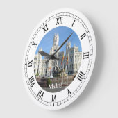 Plaza de Cibeles, Madrid-Wanduhr Große Wanduhr (Winkel)