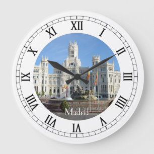Plaza de Cibeles, Madrid-Wanduhr Große Wanduhr