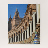 Plaza de Espana Architektur Puzzle (Vertikal)