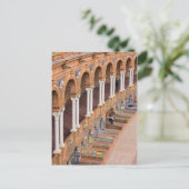 Plaza de Espana Colonnade in Sevilla Postkarte (Stehend Vorderseite)