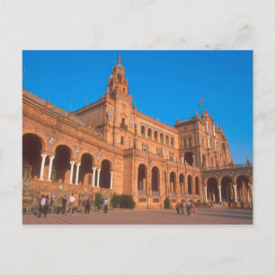 Plaza de Espana in Sevilla. Postkarte