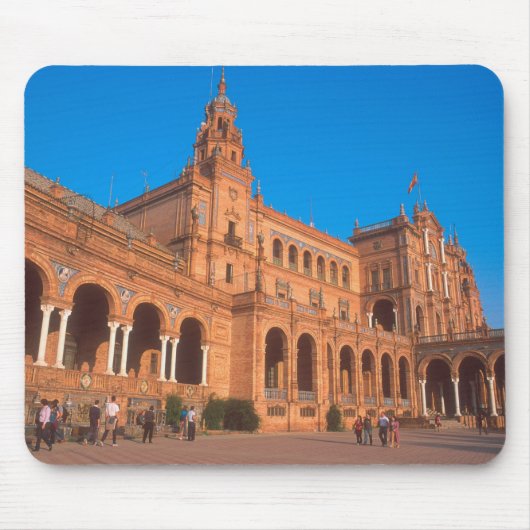 Plaza de Espana in Sevilla, Spanien. Mousepad (Vorne)