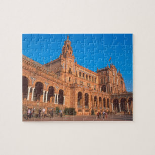 Plaza de Espana in Sevilla, Spanien. Puzzle