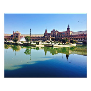 Plaza de España Sevilla Fotodruck