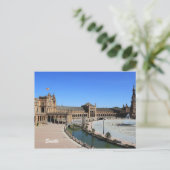 Plaza de España, Sevilla Postkarte (Stehend Vorderseite)