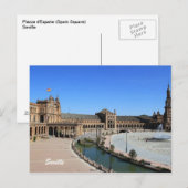 Plaza de España, Sevilla Postkarte (Vorne/Hinten)
