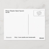 Plaza de España, Sevilla Postkarte (Rückseite)