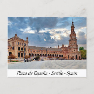 Plaza de España Sevilla Spanien Europa Postkarte