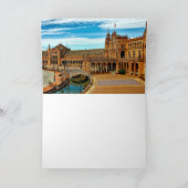 Plaza de Espana, Sevilla. Spanien Karte (Innenseite)
