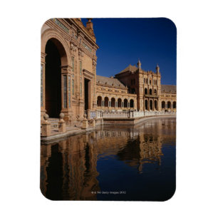 Plaza de Espana, Sevilla, Spanien Magnet