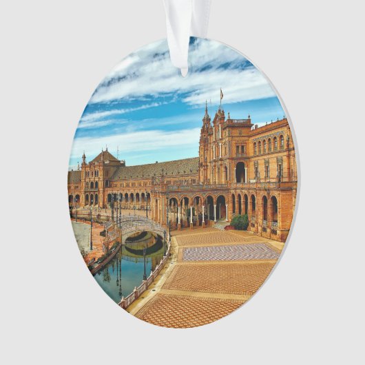 Plaza de Espana, Sevilla. Spanien Ornament (Vorderseite)