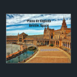 Plaza de Espana, Sevilla. Spanien Postkarte<br><div class="desc">Plaza de Espana,  Sevilla,  Spanien,  landschaftlich</div>