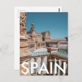 Plaza de España, Sevilla, Spanien Postkarte (Vorne/Hinten)