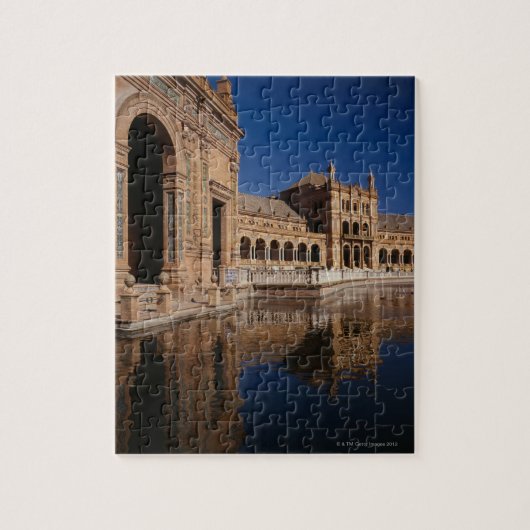 Plaza de Espana, Sevilla, Spanien Puzzle (Vertikal)