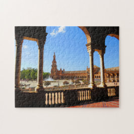 Plaza de Espana, Sevilla, Spanien - Puzzlespiel Puzzle
