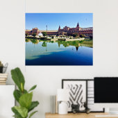 Plaza de España Seville Poster (Heimbüro)