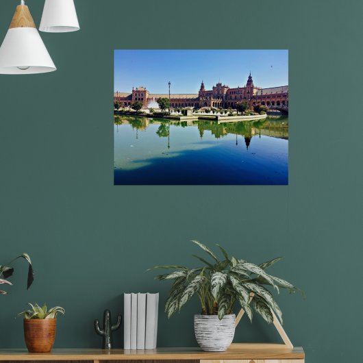 Plaza de España Seville Poster (Wohnzimmer 1)