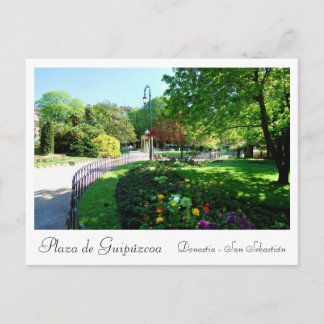 Plaza de Guipúzcoa en Donostia - San Sebastián Postkarte
