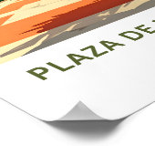 Plaza De La Corredera Spanien Reisen Poster (Ecke)